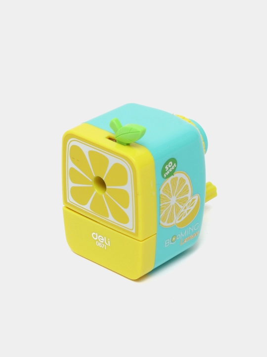 Mexanik o'tkirlashtirgich Deli 0671 Limon, moviy - 