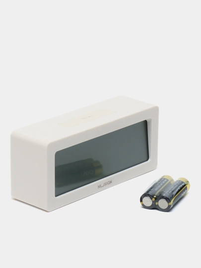 Часы настольные Deli NS881, белые