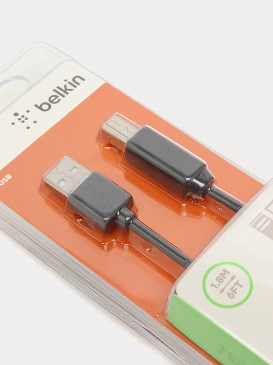 Kabel Belkin USB 2.0 DSTP, Premium Printer Cable 1.8 m, qora F3U154bt1.8M