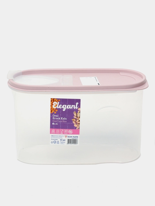 Oval konteyner, mahsulotlar uchun (23 x 1 x 14,5 cm) 2,2 l