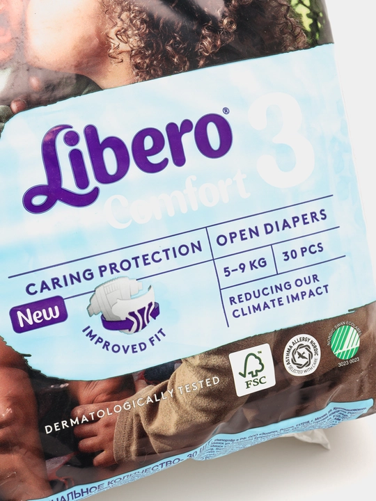 Tagliklar Libero Comfort 3, 5-9 kg, 30 dona