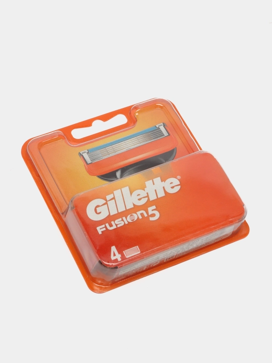Сменные Кассеты Gillette Fusion5 Для Бритвы, 4 шт., с 5 лезвиями, c точным триммером