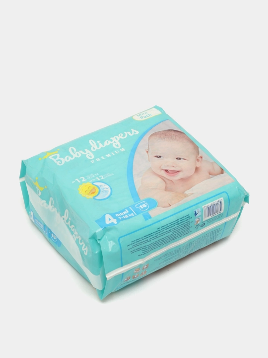 Детские подгузники Baby Diapers Maxi #4, 16 шт
