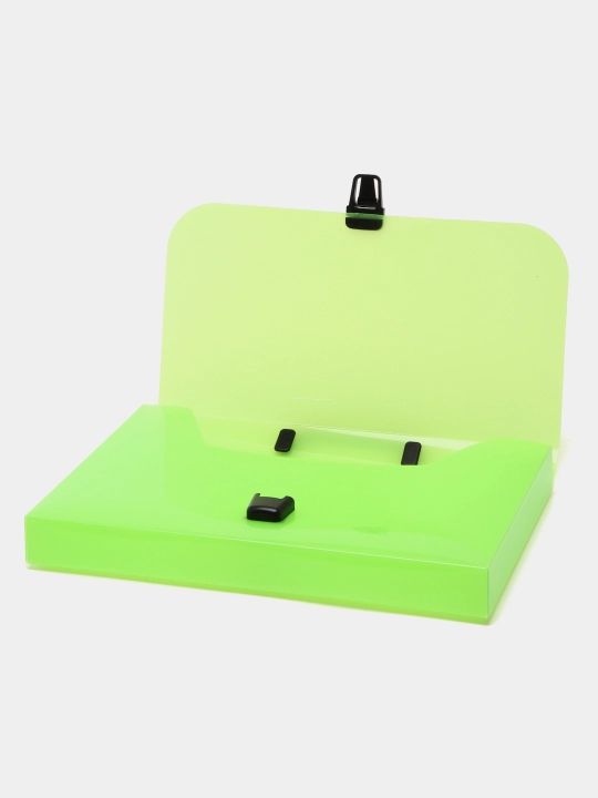 Plastik portfel ErichKrause Glance Neon, A4