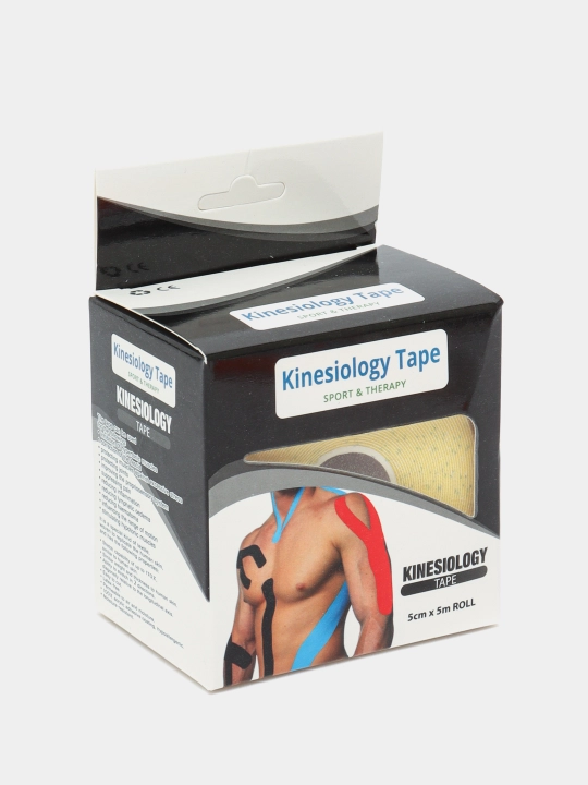 Kinezio teyp 5×5 sm, tana va yuz uchun kineziologik lenta