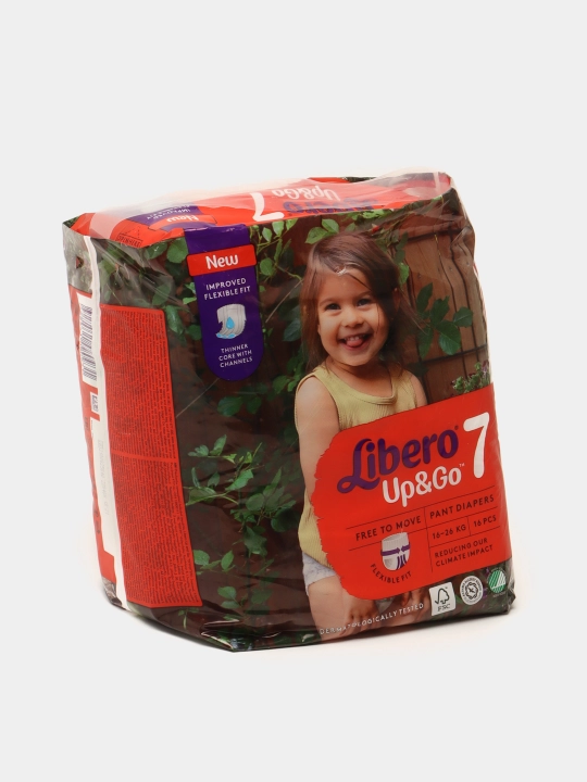 Подгузники Libero Up&Go 7, 16-26 кг, 16 шт