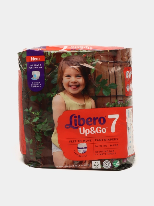 Tagliklar Libero Up&Go 7, 16-26 kg, 16 dona - 