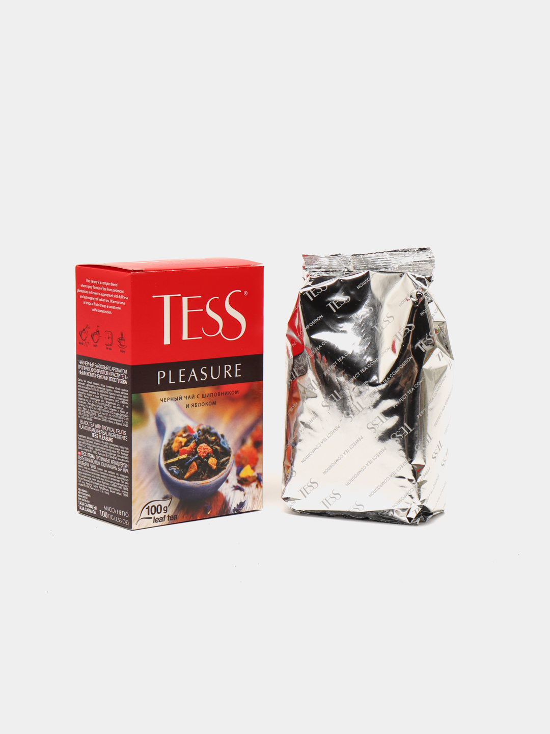 Чай чёрный Tess Pleasure листовой, 100 гр купить по низким ценам в ...