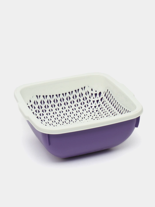 Ko'p funktsiyali kichik kosa 24,5 x 24,5 x 11 sm, 4 litr - 