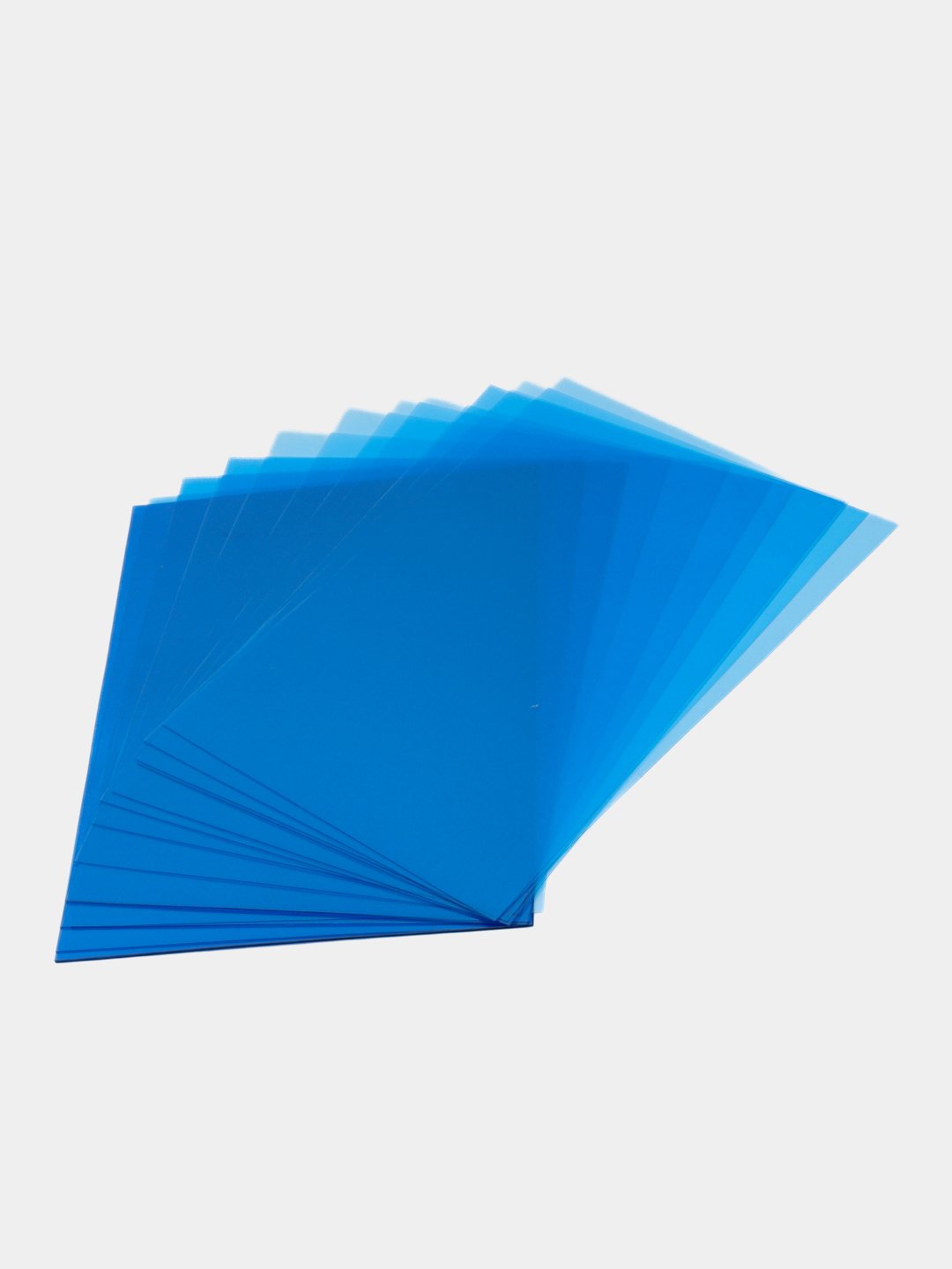 Bog'lash uchun qolpama Bindi, plastmassa, ko'k, 0.18 mm, 100 dona