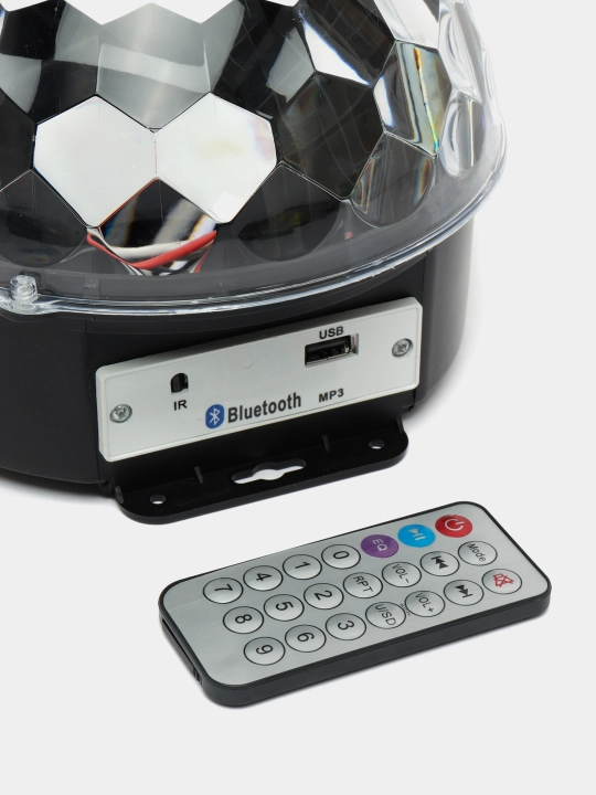 Диско шар с Bluetooth, проектор, лампа, ночник светильник
