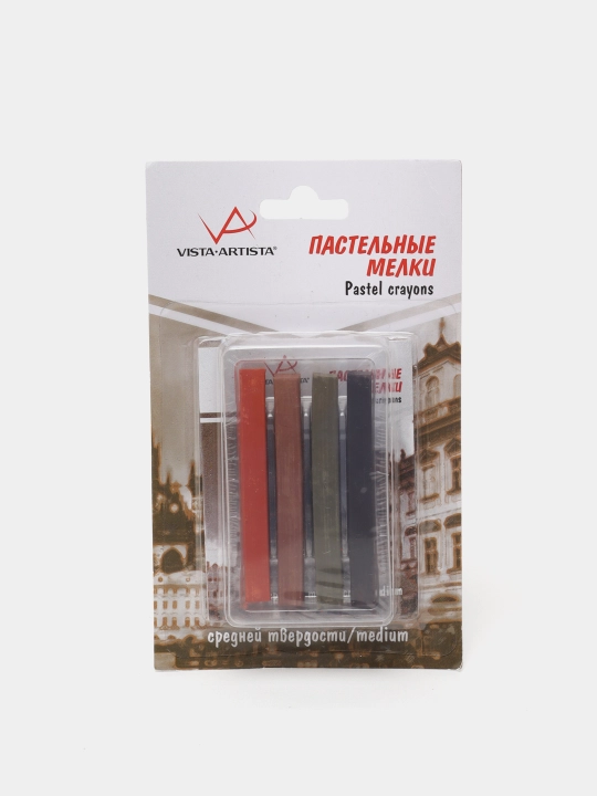 Pastel bo'rlari Vista-Artista VAAC, o'rtacha qattiqlik, 7*7*65 mm, VAACearth q0000017771 - 