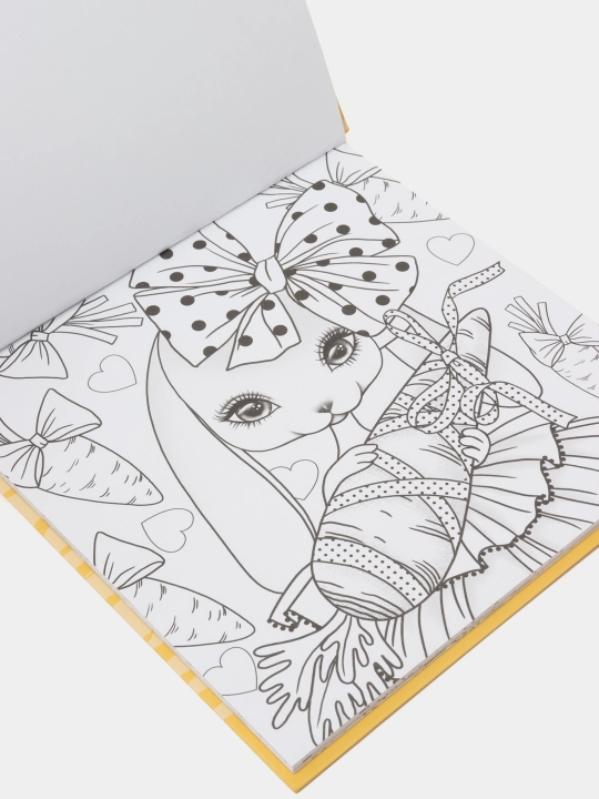 Раскраска Art Studio of Happiness 20414 "Cute animals", матовая ламинация, 200х200 мм, 20 листов