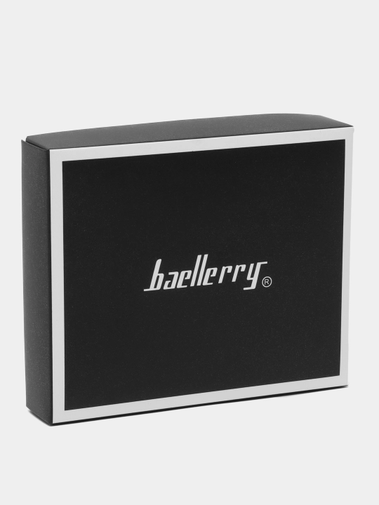 Erkaklar hamyoni Genuine Leather Classic Black