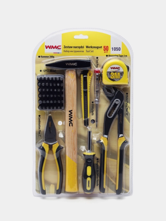 Набор инструментов, ключей WMC Tools 1050, 50 предметов