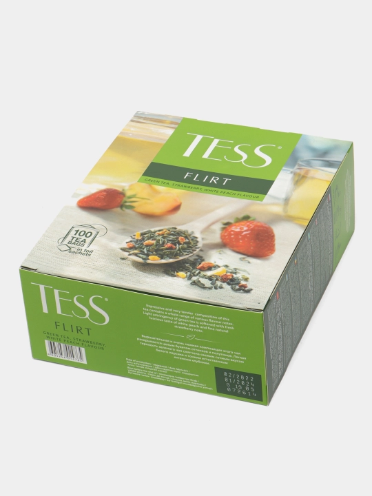Ko'k choy Tess Flirt, 150g, 100 dona, 1.5g