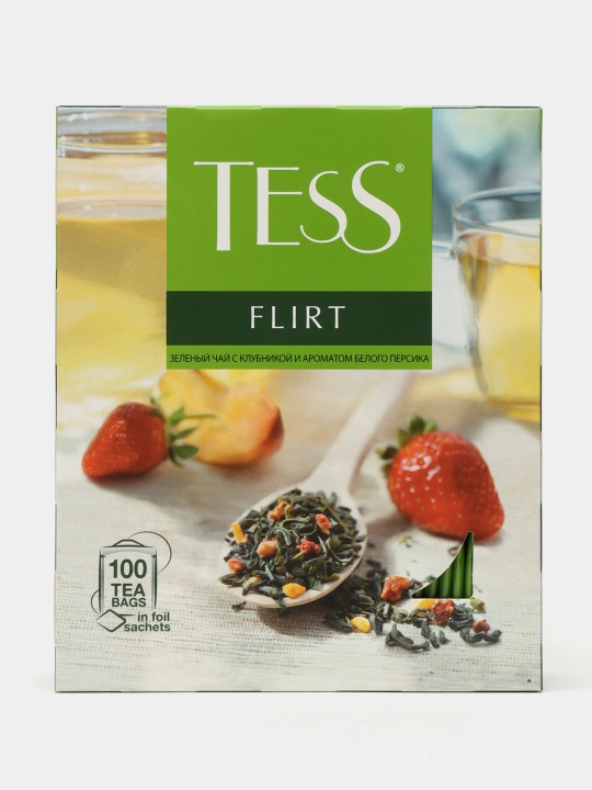 Ko'k choy Tess Flirt, 150g, 100 dona, 1.5g
