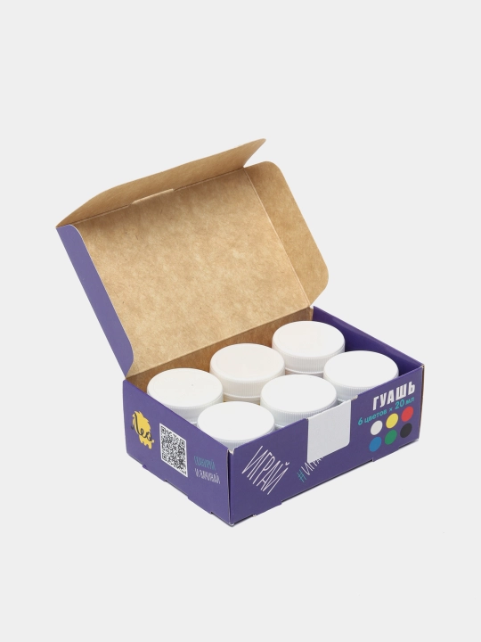 Guash bo'yog'i Leo LPG-0106 "Oyna", 6 ta rang, 20 ml q0000018007
