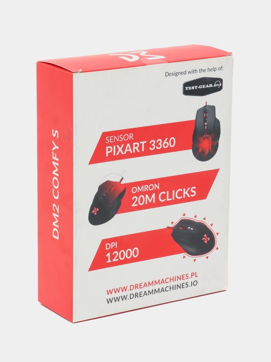 Simli o'yin sichqonchasi, DM2 Comfy S USB Black (DM2COMFYS)