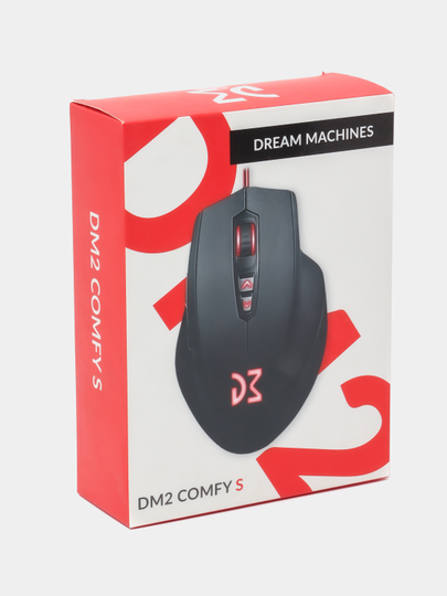 Simli o'yin sichqonchasi, DM2 Comfy S USB Black (DM2COMFYS) - 