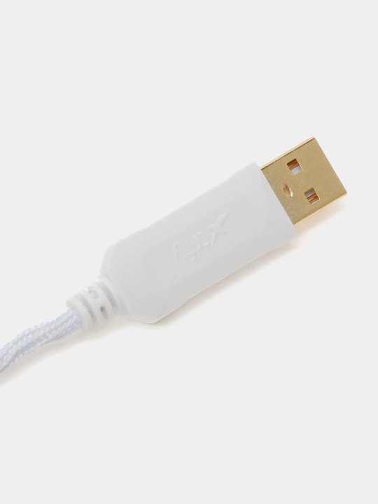 Simli o'yin sichqonchasi Xtrfy MZ1 RGB USB, oq XG-MZ1-WHITE-RGB