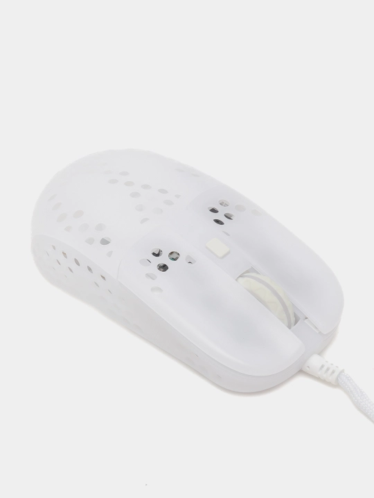 Simli o'yin sichqonchasi Xtrfy MZ1 RGB USB, oq XG-MZ1-WHITE-RGB