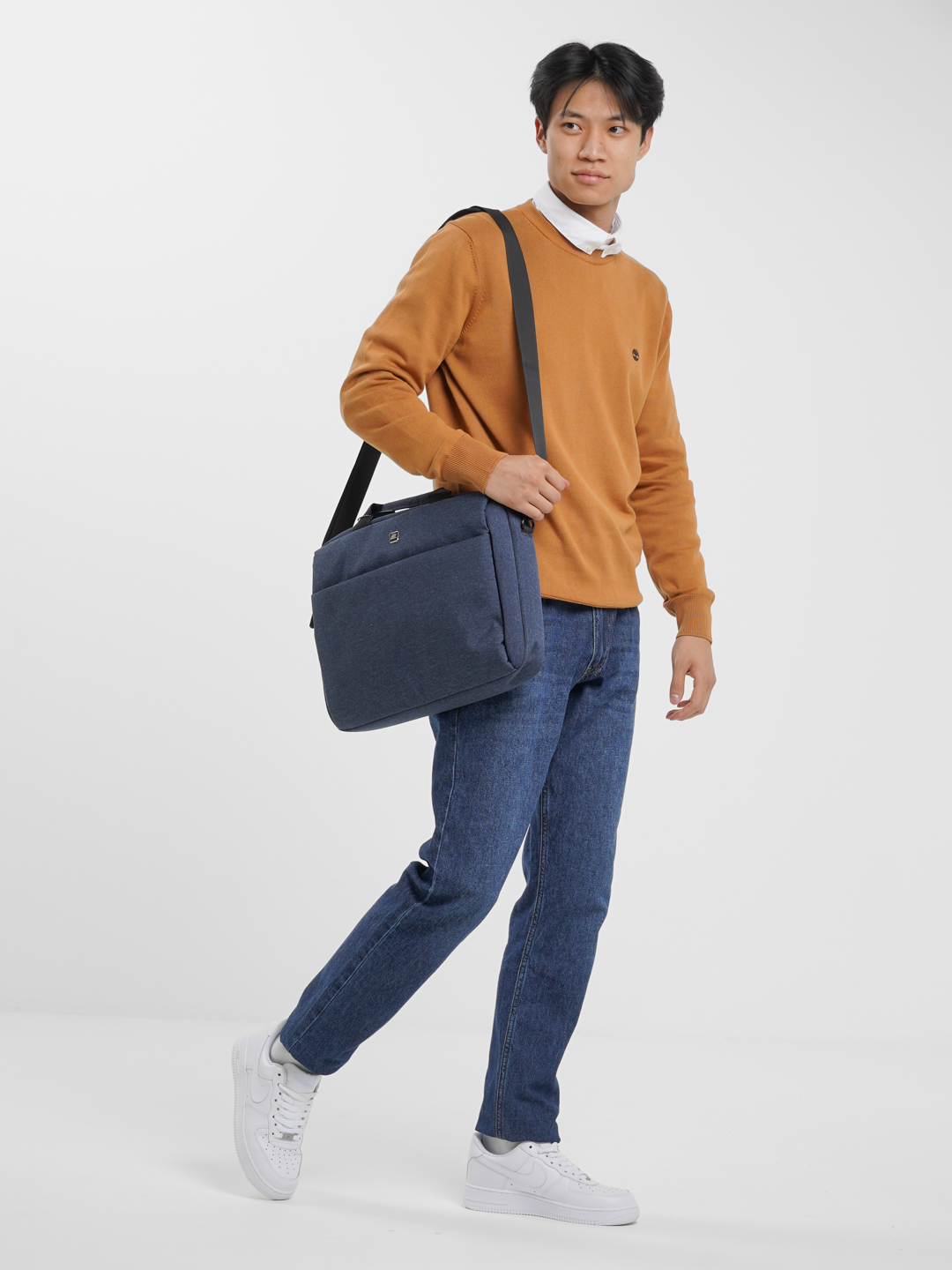 Сумка для ноутбука 2E Laptop Bag, Melange 16, Navy-Blue, 2E-CBN9165NV