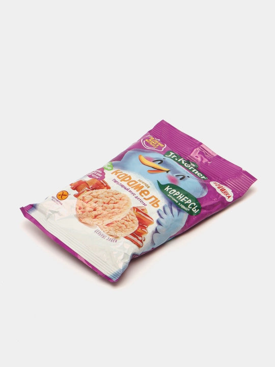 Mini guruch keklari Jr.Korner Karamel, 30 g