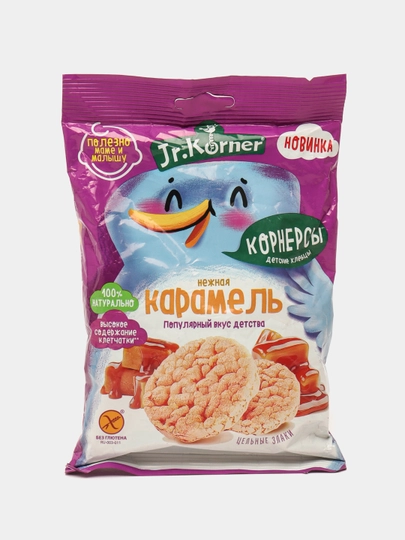 Рисовые мини хлебцы Jr.Korner Карамель, 30 г — FOODST-P00B68B