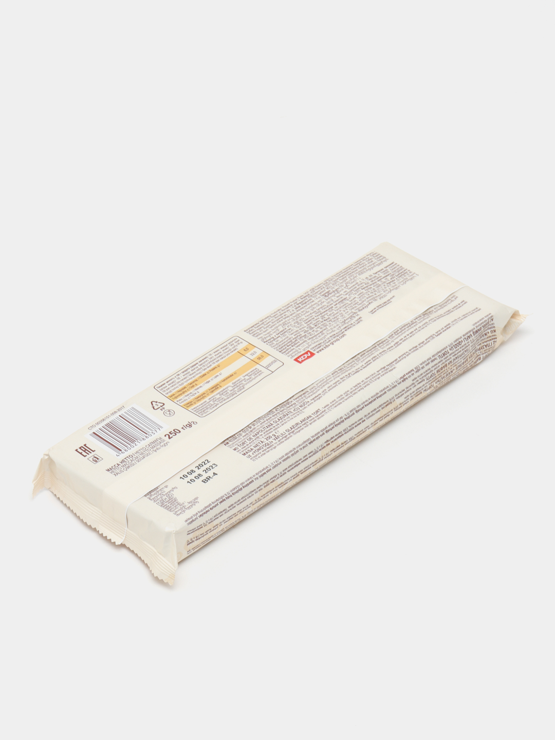 Yashkino yong'og'i sirlangan vafli tort, 250 g