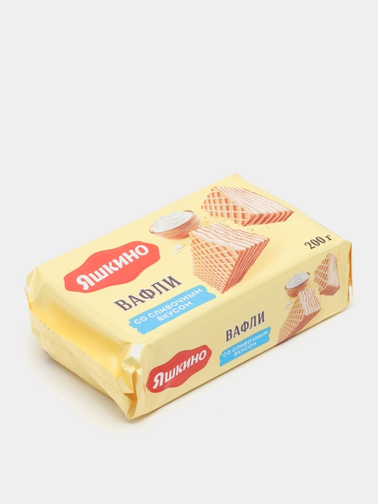 Vaflilar Yashkino, slivkali, 200 g