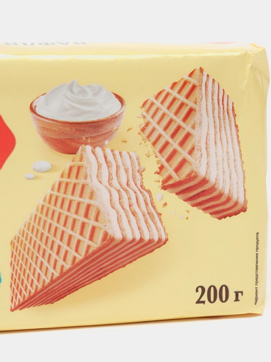 Vaflilar Yashkino, slivkali, 200 g