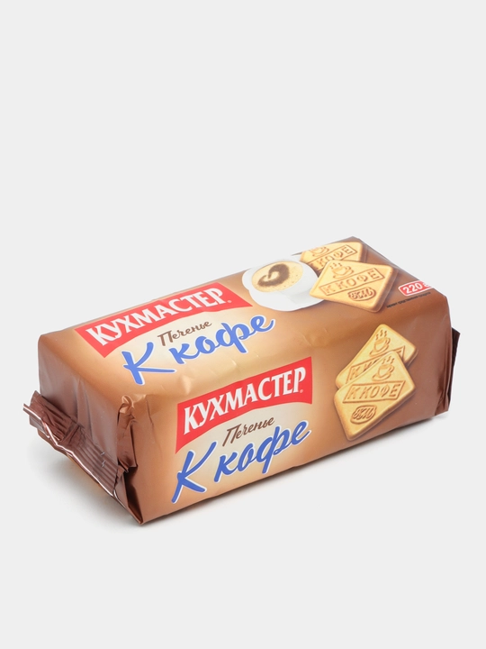 Печенье Кухмастер К кофе, сахарное, 220 г
