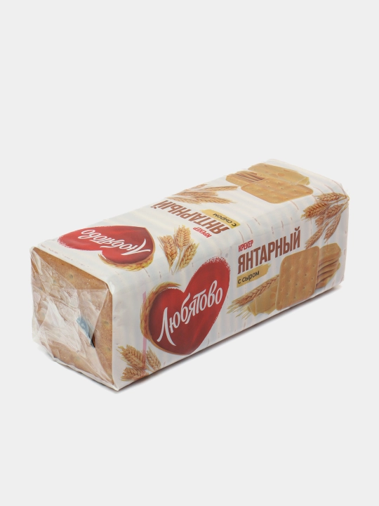 Pechenye Lyubyatovo, kreker "Yantarny" pishloq bilan, 204 g