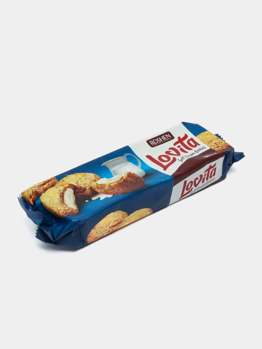 Печенье сдобное Roshen Milk Lovita, 127 г - 