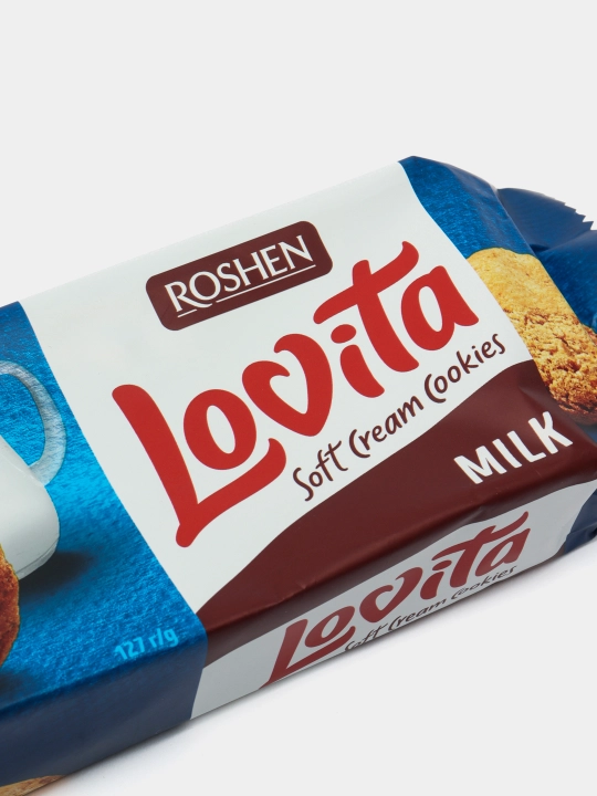 Печенье сдобное Roshen Milk Lovita, 127 г