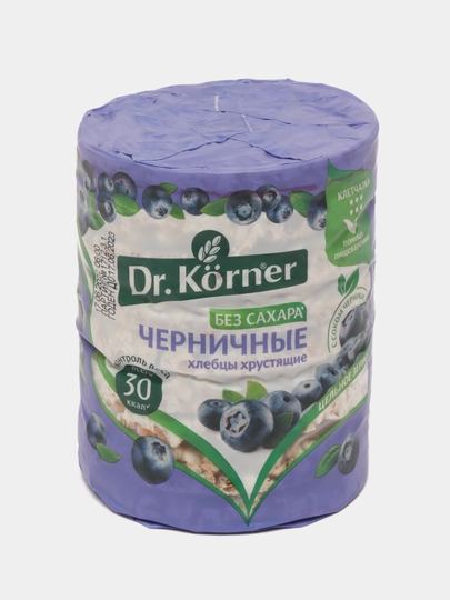 Хлебцы Dr. Korner Черничный злаковый коктейль, 100 гр — FOODST-P00A78B