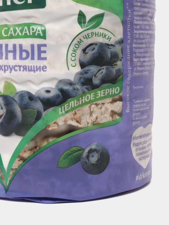 Хлебцы Dr. Korner Черничный злаковый коктейль, 100 гр