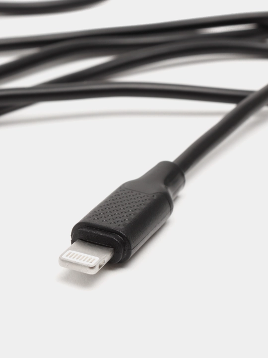 Кабель KITs USB 2.0 to Lightning Black