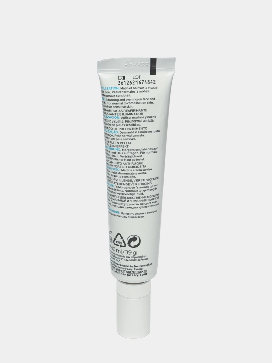 LA ROCHE-POSAY PURE VITAMIN C LIGHT Normal va aralash terilar uchun ajinlarni to‘ldirish uchun krem-filler, 40 ml