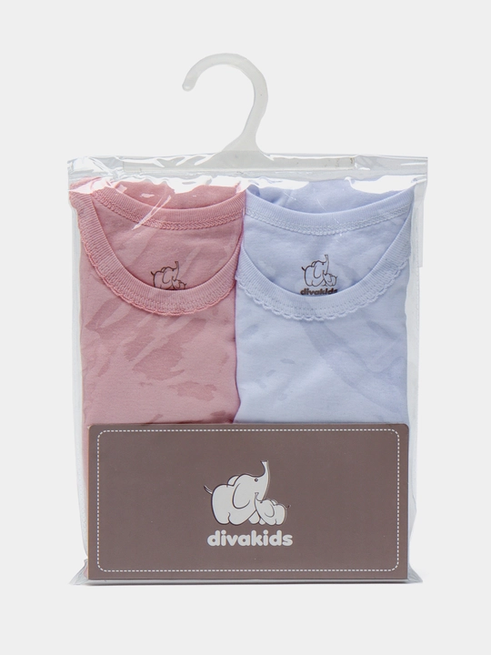 Bolalar uchun futbolka-body Diva Kids, 2 dona