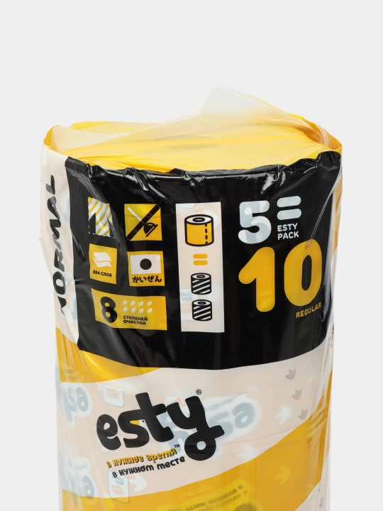 Туалетная бумага Esty, 5 шт