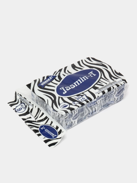 Туалетная бумага Jasmin-A Zebra, 6 шт