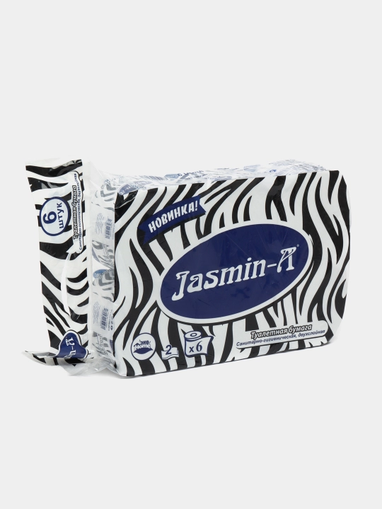 Hojatxona qog'ozi Jasmin-A Zebra, 6 dona - 