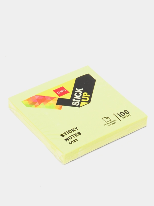 O'z-o'zidan yopishadigan stiker Deli 02303-EA, 76 * 76 mm, 100 varaq