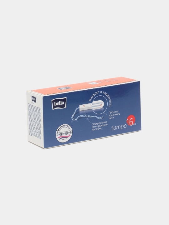 Тампоны Bella Comfort Super Plus, без аппликатора 4 капли, 16 шт