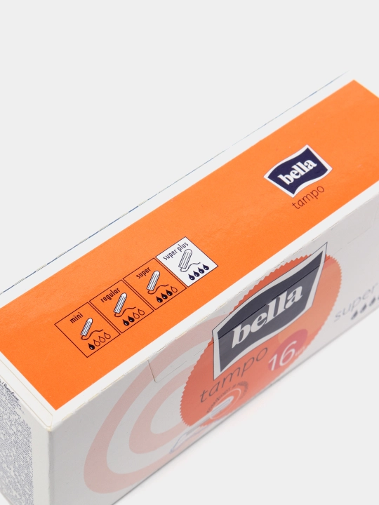 Тампоны Bella Comfort Super Plus, без аппликатора 4 капли, 16 шт