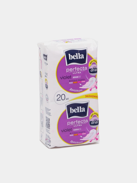 Gigiyenik prokladkalar Bella Perfecta Ultra Violet Deo Fresh, 4 tomchi, 20 dona