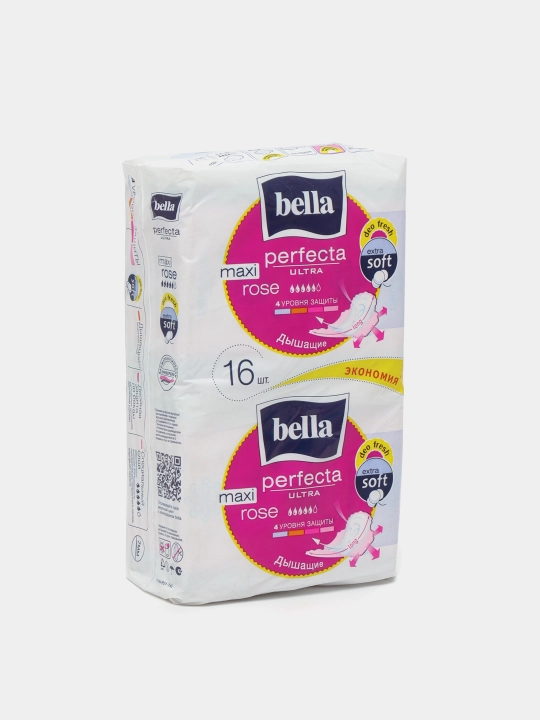 Prokladkalar gigiyenik Bella Perfecta Maxi Rose, ultra yupqa, 5 tomchi, 16 dona