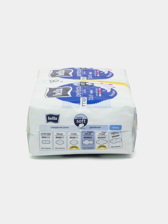 Gigiyenik prokladkalar Bella Perfecta Ultra Maxi Blue, 5 tomchi, 16 dona